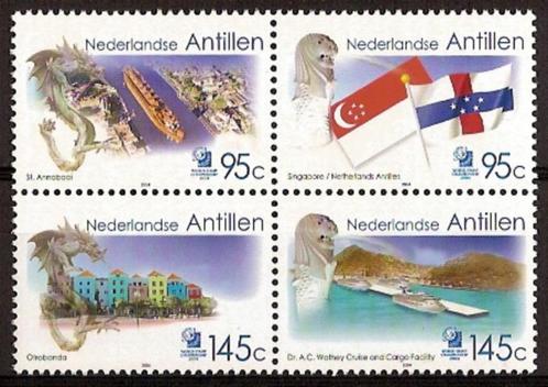 Nederlandse Antillen 1529/32 postfris Singapore 2004, Postzegels en Munten, Postzegels | Nederlandse Antillen en Aruba, Postfris