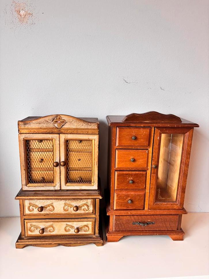 Gaaf sieradenkastje, Antiek en Kunst, Curiosa en Brocante, Ophalen of Verzenden