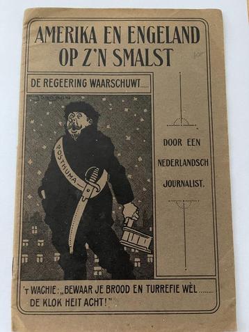 Amerika en Engeland op z'n smalst 1917 beschikbaar voor biedingen