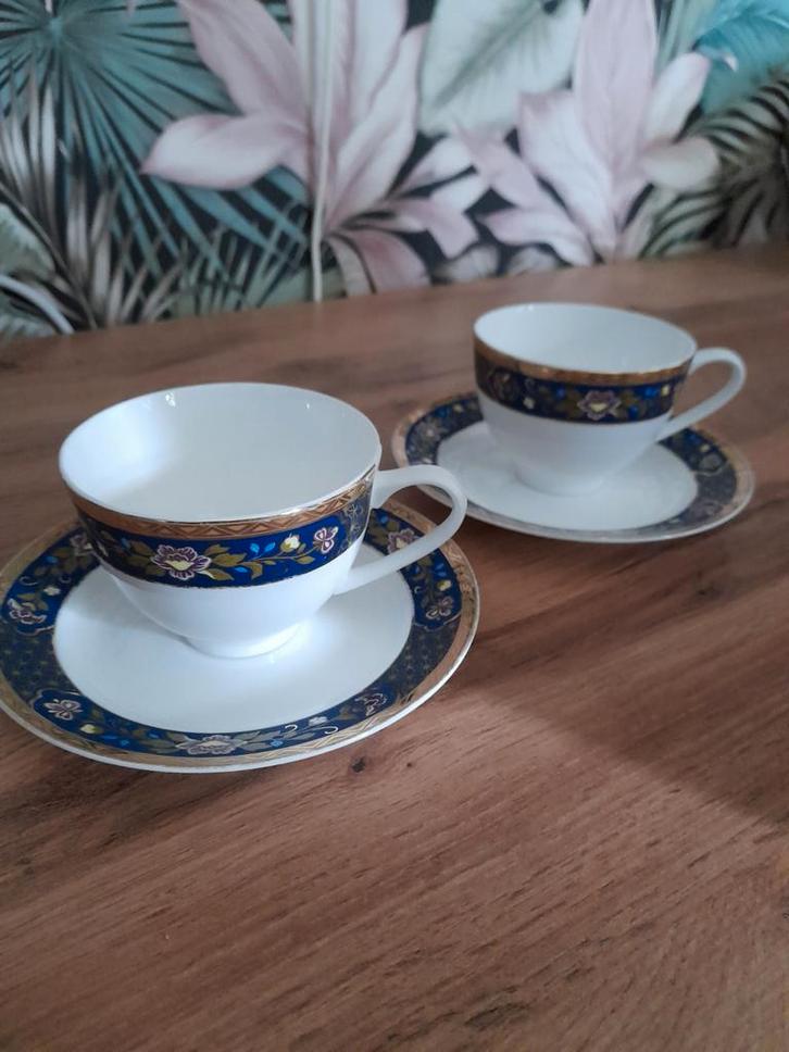 2 Williams en Roberts kop en schotels, Huis en Inrichting, Keuken | Servies, Zo goed als nieuw, Kop(pen) en/of Schotel(s), Overige stijlen