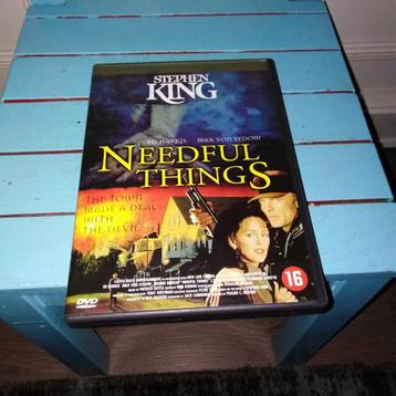 DVD's Stephen King The Night Flier en Needful Things beschikbaar voor biedingen