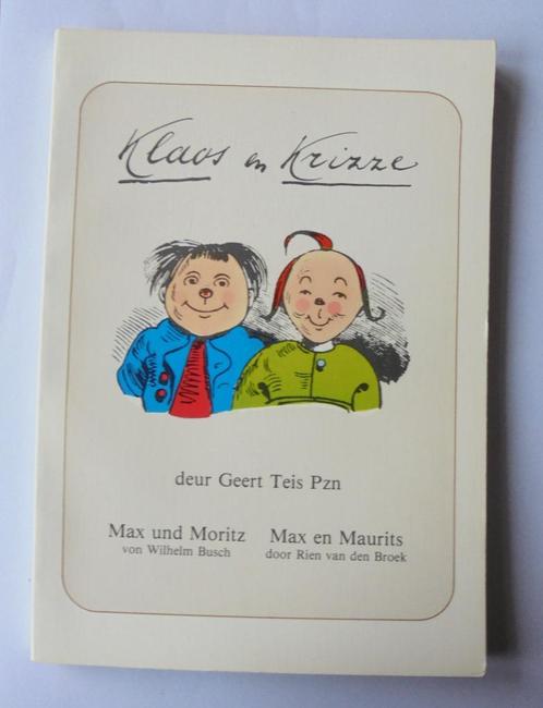 KLAAS EN KRIZZE deur GEERT TEIS Pzn GW SPITZEN, Boeken, Geschiedenis | Stad en Regio, Nieuw, 20e eeuw of later, Ophalen of Verzenden
