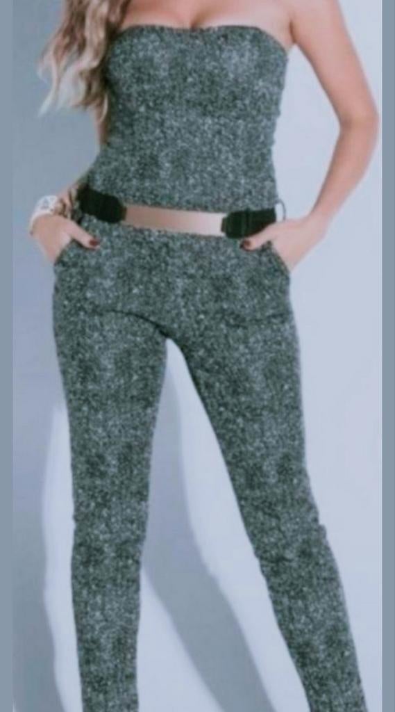 Jumpsuit kleding dames, Kleding | Dames, Jumpsuits, Ophalen of Verzenden, Nieuw, Maat 36 (S), Grijs