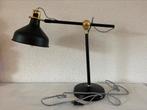 Ikea Ranarp lamp/bureaulamp zwart met goud, Huis en Inrichting, Lampen | Tafellampen, Ophalen of Verzenden, Metaal, Scandinavisch