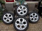 CITROEN 16 INCH VELGEN MET ZOMERBANDEN, Ophalen, 16 inch, Banden en Velgen, 195 mm