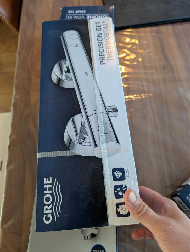Grohe Precision Get Thermostaat - Nieuw in doos, Doe-het-zelf en Verbouw, Thermostaten, Nieuw, Ophalen
