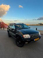 Jeep Grand Cherokee 4.7 I V8 Limited AUT 2000 Zwart, Auto's, Automaat, 1826 kg, 3360 kg, 109 €/maand