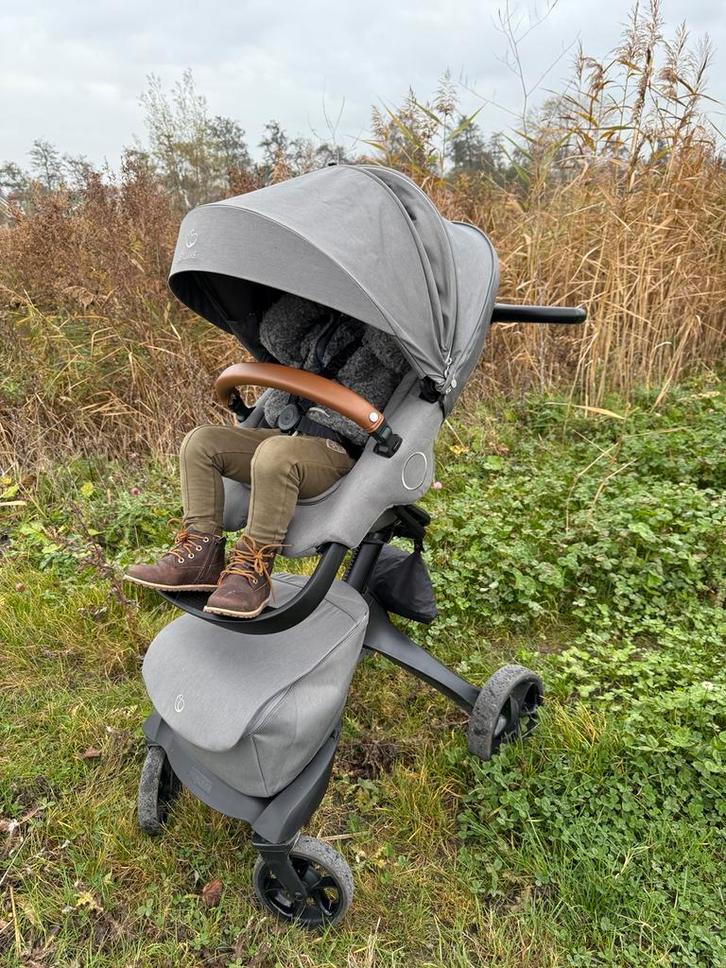 Stokke Xplory X, Kinderen en Baby's, Kinderwagens en Combinaties, Zo goed als nieuw, Combiwagen, Overige merken, Met autostoeltje