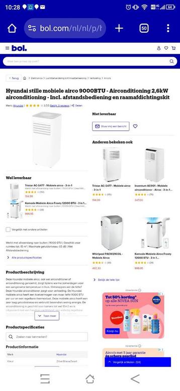 mobiele airco  beschikbaar voor biedingen