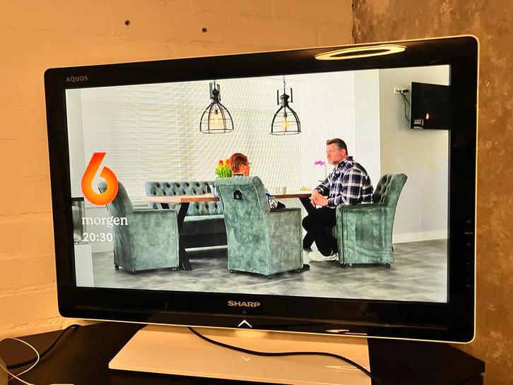 Sharp 26 inch LED TV - Wit, Audio, Tv en Foto, Televisies, Gebruikt, LED, 60 tot 80 cm, HD Ready (720p), Sharp, 50 Hz, Ophalen