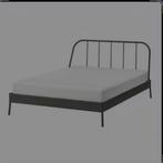 Metalen Bedframe - Tweepersoons, Ophalen, Zwart, Tweepersoons, Zo goed als nieuw