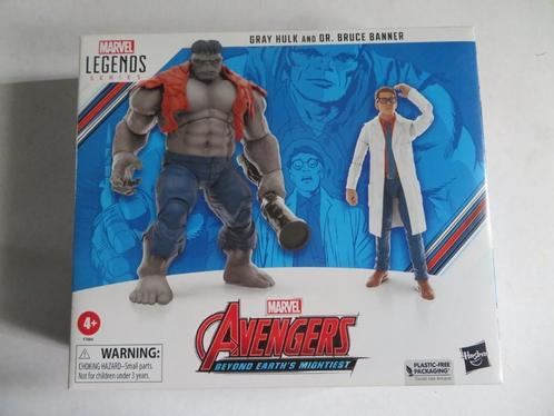 MARVEL - AVENGERS -- GRAY HULK AND DR. BRUCE BANNER, Kinderen en Baby's, Speelgoed | Actiefiguren, Nieuw, Ophalen of Verzenden