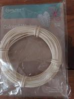 3 Rolletjes Gekleurd Riet - Hobby Flora, Hobby en Vrije tijd, Knutselen, Ophalen of Verzenden, Nieuw, Materiaal