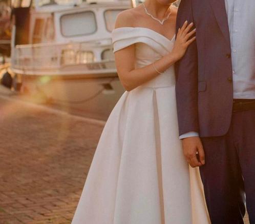 bruidsjurk / trouwjurk / wedding dress, Kleding | Dames, Trouwkleding en Trouwaccessoires, Zo goed als nieuw, Trouwjurk, Wit, Ophalen of Verzenden
