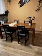 4 stoelen Stefan Ikea, Huis en Inrichting, Stoelen, Ophalen, Zwart, Nieuw, Vier