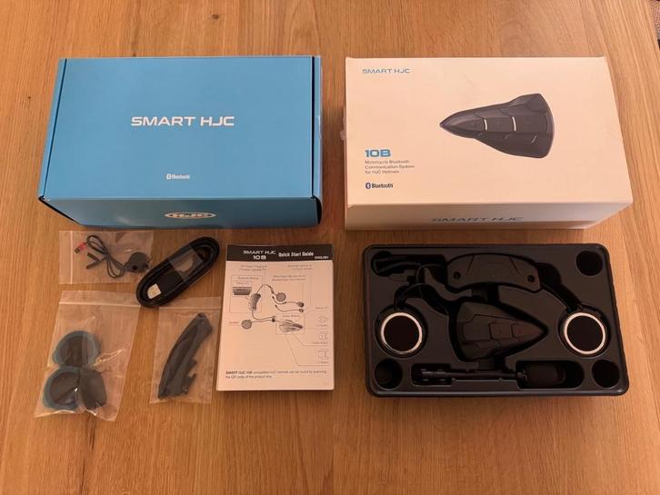 ZGAN: HJC SMART 10B intercom, Motoren, Kleding | Motorhelmen, Integraalhelm, HJC, Tweedehands, Ophalen of Verzenden