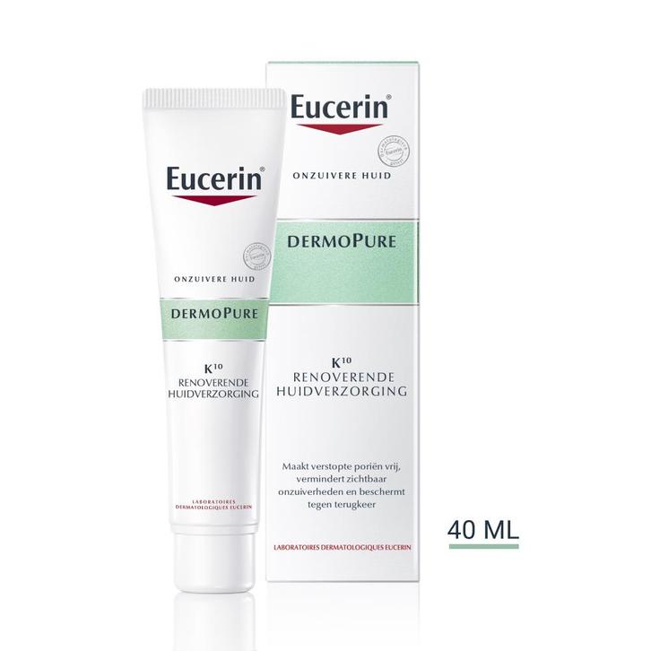 Eucerin DermoPure K10 Renoverende Huidverzorging 40ml, Sieraden, Tassen en Uiterlijk, Uiterlijk | Gezichtsverzorging, Nieuw, Verzorging