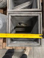 Houten Bakjes voor Tuinfakkel (4 stuks), Tuin en Terras, Minder dan 60 cm, Vierkant, Nieuw, Ophalen of Verzenden