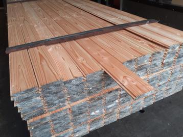Douglas vloerdelen / dakbeschot 16x94x4000mm - 558 stuks  beschikbaar voor biedingen