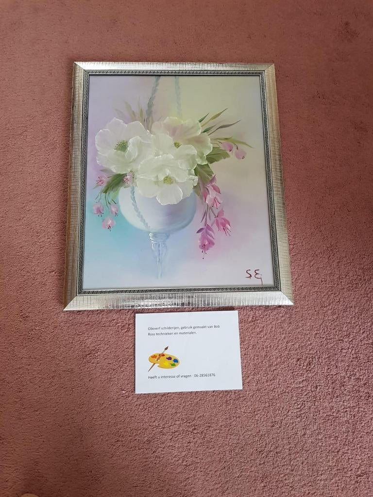 Bob Ross schilderijen met lijst, Antiek en Kunst, Ophalen of Verzenden