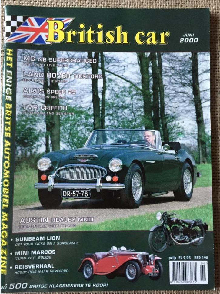 British Car: Austin-Healey 3000, TVR Griffith, Mini Marcos, Boeken, Auto's | Folders en Tijdschriften, Gelezen, Algemeen, Ophalen of Verzenden