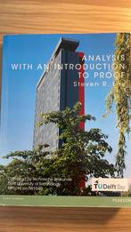 Analysis with an introduction to proof, Gelezen, Ophalen of Verzenden, WO, Steven R. Lay