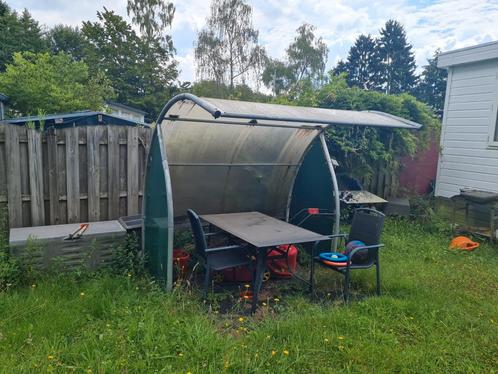 overkapping of fietsenstalling eta, Tuin en Terras, Bergingen en Tuinkasten, Zo goed als nieuw, Overige typen, Metaal, Ophalen of Verzenden