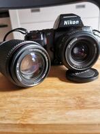 Nikon F-801 met lenzen, Audio, Tv en Foto, Fotocamera's Analoog, Ophalen of Verzenden, Gebruikt, Spiegelreflex, Nikon