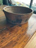 Bodemvondst Antieke ronde aardewerk schaal, Antiek en Kunst, Antiek | Keramiek en Aardewerk, Ophalen of Verzenden