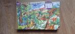 Djeco Dinosaurussen puzzel- 100 stukjes, Ophalen of Verzenden, Meer dan 50 stukjes, Zo goed als nieuw, 6 jaar of ouder