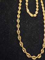 14 k gouden koffieboon schakel ketting 15 gram 60 cm, Ophalen of Verzenden, Nieuw, Goud, Goud