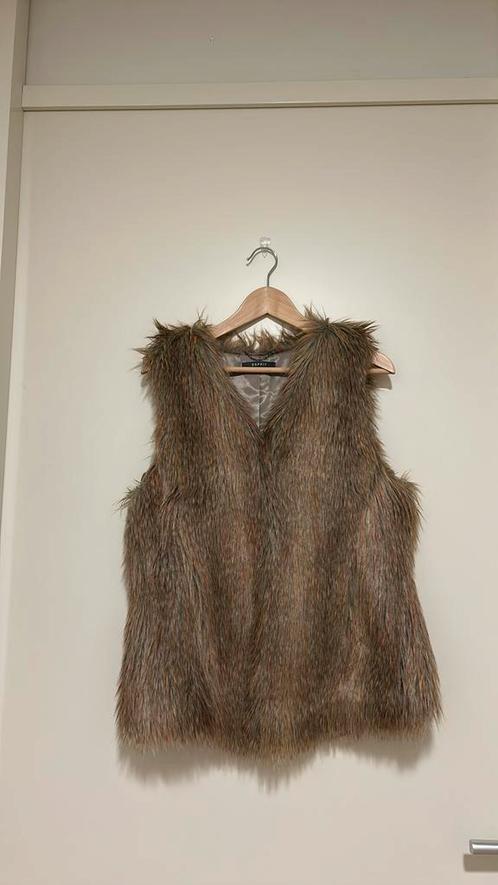 Bodewarmer zgan! Merk Esprit, Kleding | Dames, Bodywarmers, Zo goed als nieuw, Maat 42/44 (L), Bruin, Ophalen of Verzenden
