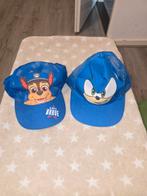 2 Petjes: Paw Patrol en Sonic - Maat Onbekend, 110 t/m 116, Jongen of Meisje, Ophalen of Verzenden, Onbekend