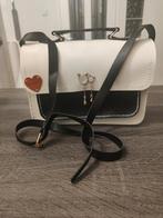 Zelfgemaakte tas, Sieraden, Tassen en Uiterlijk, Tassen | Damestassen, Ophalen of Verzenden, Zo goed als nieuw, Wit, Handtas