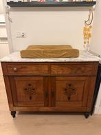 Vintage Dressoir/Commode met Marmeren Blad, Ophalen