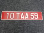 Kentekenplaat Frankrijk Tijdelijke nummerbord Nummerplaat Li, Verzamelen, Ophalen of Verzenden, Gebruikt, Auto's