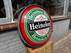 Vintage Heineken Lichtbak Reclamebord, Ophalen, Gebruikt, ., Lichtbak of (neon) lamp
