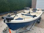 Boot/visboot Inka 15pk begrensd!! GEEN vaarbewijs nodig, Watersport en Boten, Ophalen, 10 tot 30 pk, Zo goed als nieuw, 3 tot 6 meter