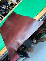Cognac kleur tuigleer 3 mm dikte half soepel nr14, Leer of Kunstleer, Ophalen of Verzenden, Zo goed als nieuw, 30 tot 120 cm