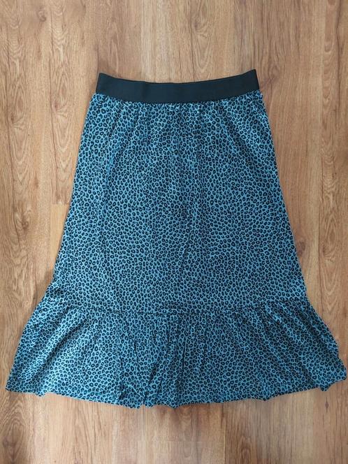 🌞 Zomer rok van John Cabot • Maat S, Kleding | Dames, Rokken, Zo goed als nieuw, Maat 36 (S), Zwart, Onder de knie, Ophalen of Verzenden