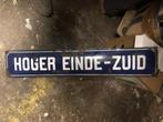 straatnaambord emaille Hoger einde-zuid, Ophalen of Verzenden