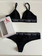 Calvin Klein CK One Ongevoerde Triangel Beha & String Set M, Ophalen of Verzenden, Setje, Calvin Klein Europe B.V., Europalaan 32, 5232 BC ’s-Hertogenbosch, The Netherlands