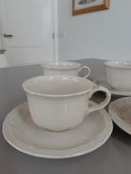 4 theekoppen met schotels Villeroy en Boch Manoir, Huis en Inrichting, Keuken | Servies, Ophalen of Verzenden, Zo goed als nieuw