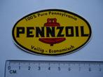 sticker PENNZOIL origineel logo auto motor race cross rally, Verzenden