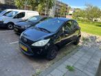 Ford Ka 1.2 51KW 2008 Zwart, Auto's, Voorwielaandrijving, 1242 cc, 4 cilinders, Ka