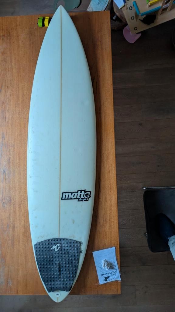 Matta gravy. 6'6" 19 1/2  2 1/2" 34 liter step-up, Watersport en Boten, Golfsurfen, Zo goed als nieuw, Shortboard, Ophalen