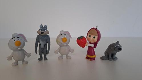 Masha en de beer poppetjes, Verzamelen, Poppetjes en Figuurtjes, Zo goed als nieuw, Ophalen of Verzenden