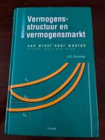 A.B. Dorsman - Vermogensstructuur en vermogensmarkt, Boeken, Gelezen, A.B. Dorsman, Ophalen of Verzenden, Management