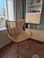 Rotan Vlinderstoel, Ophalen of Verzenden, Zo goed als nieuw, Zwart, Eén