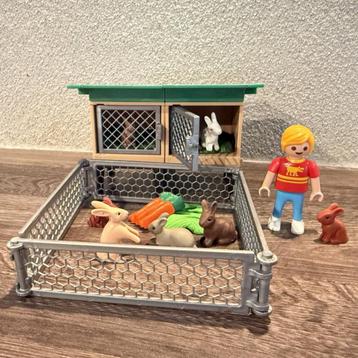 Playmobil Konijnenhok set beschikbaar voor biedingen